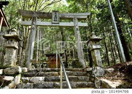 森に囲まれた骨置神社　【和歌山県東牟婁郡北山村】 101494766