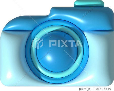 Camera icon illustration 3D for design work 101495519