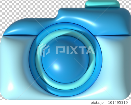 Camera icon illustration 3D for design work 101495519