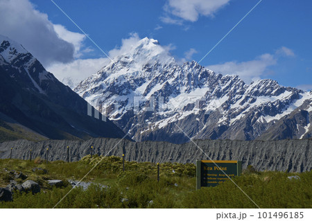 ケアポイントからのマウントクックの眺め ケアポイントからのマウントクックの眺め 101496185