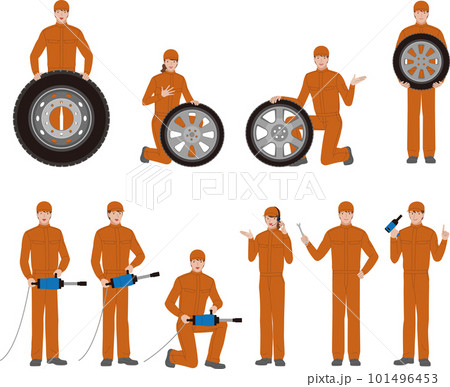 自動車整備士のイラスト 101496453
