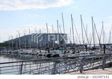 ヨットハーバーとクルージングのイメージ 101497141
