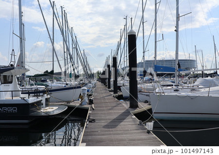 ヨットハーバーとクルージングのイメージ 101497143