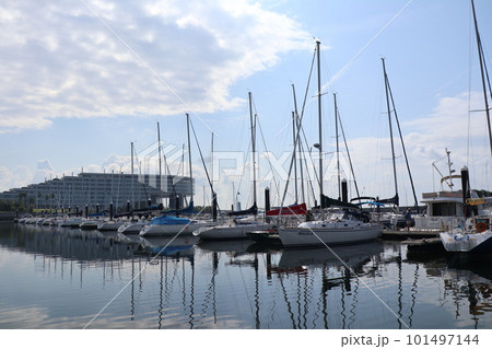 ヨットハーバーとクルージングのイメージ 101497144