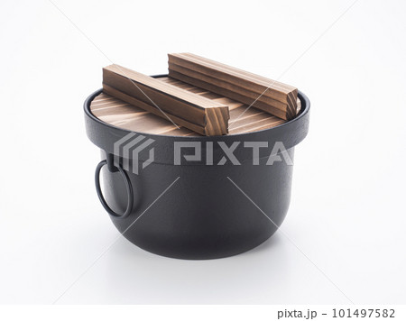 鉄釜　ご飯鍋 101497582