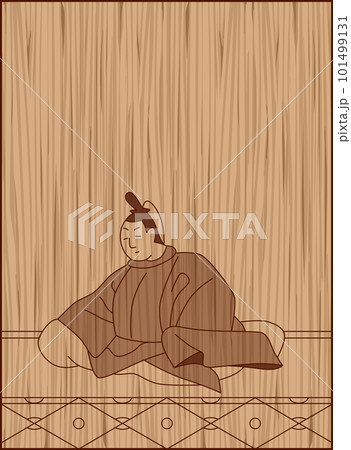 木彫り風百人一首 中納言朝忠 木彫り風百人一首 中納言朝忠 101499131