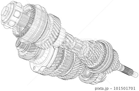 Gearbox sketch Gearbox sketch 101501701