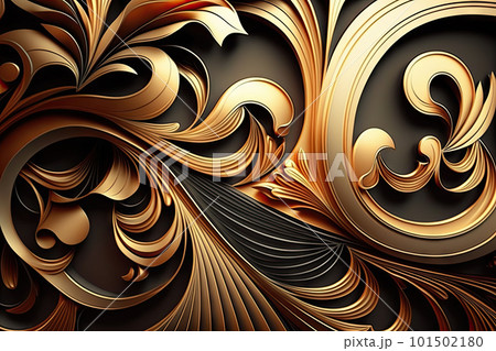 floral design, generative AI - AI generated 101502180