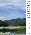 長瀞の川と鉄橋 101502301