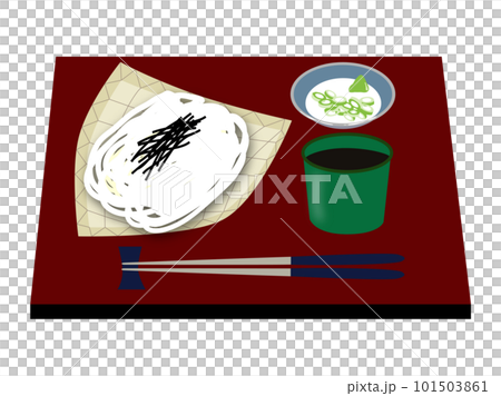 群馬県の名物、水沢うどん 101503861