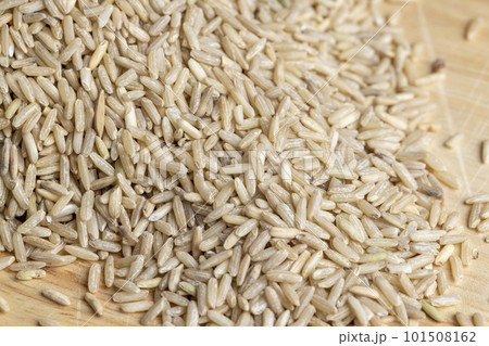 Natural brown rice for cooking healthy food Natural brown rice for cooking healthy food 101508162