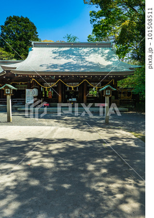 大阪府島本町の水無瀬神宮　御社殿（登録文化財） 101508511