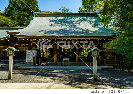 大阪府島本町の水無瀬神宮　御社殿（登録文化財） 101508512