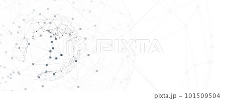 Neural network concept. Connected cells with links. High technology process. Abstract background Neural network concept. Connected cells with links. High technology process. Abstract background 101509504