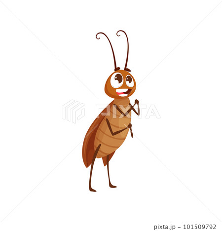 Cartoon cockroach character with big wet eye...のイラスト素材 [101509792] - PIXTA