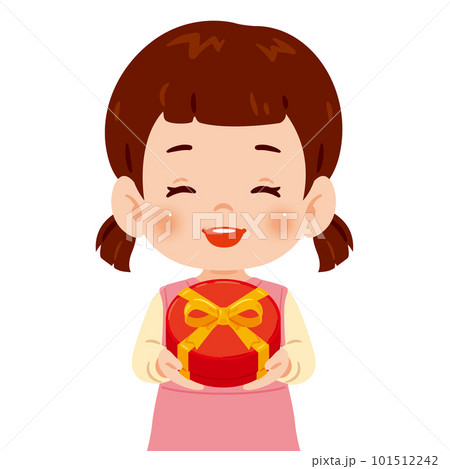 プレゼントを手に持った女の子2 プレゼントを手に持った女の子2 101512242
