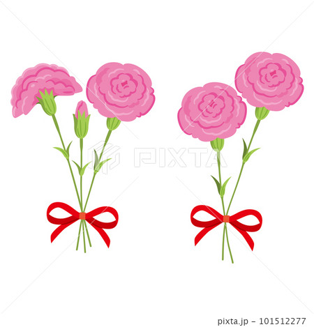 ピンクのカーネーション 花束3 ピンクのカーネーション 花束3 101512277
