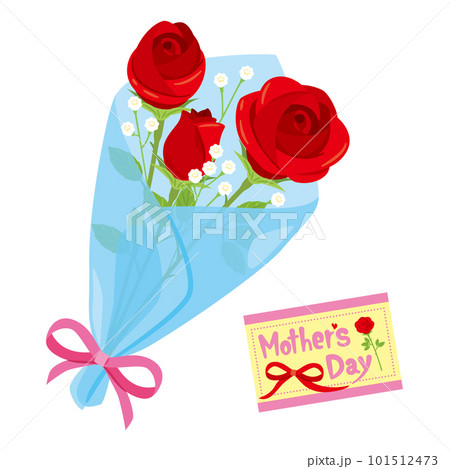 赤いバラ　花束1 101512473