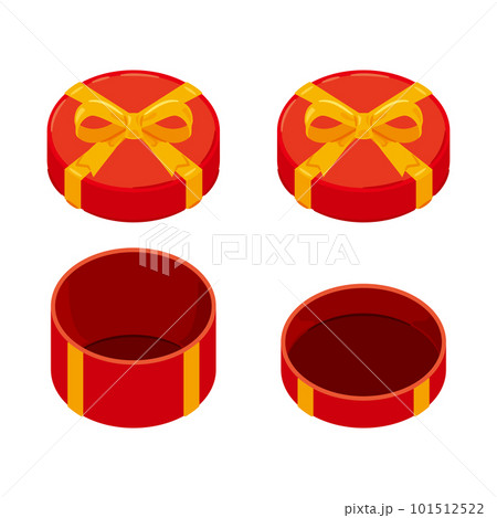 丸型のプレゼント 赤 丸型のプレゼント 赤 101512522