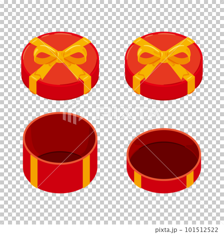 Round gift red Round gift red 101512522