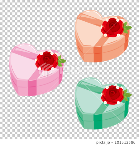ハート型のプレゼント セット ハート型のプレゼント セット 101512586