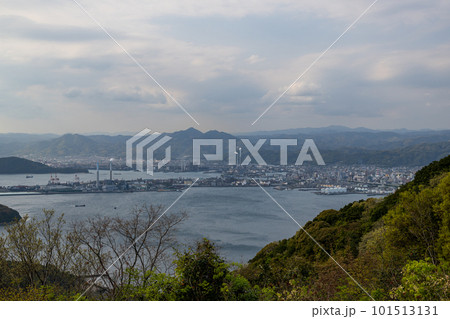 周南工場夜景を太崋山より撮影 周南工場夜景を太崋山より撮影 101513131