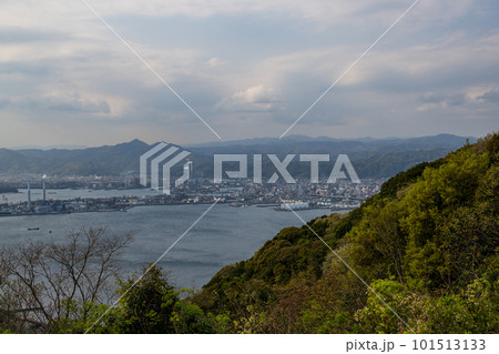 周南工場夜景を太崋山より撮影 周南工場夜景を太崋山より撮影 101513133
