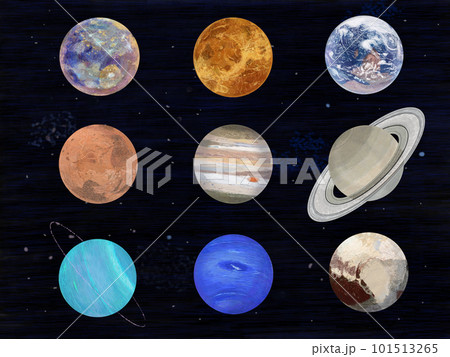 宇宙セット2_星空バック_横 101513265