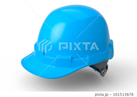 Blue safety helmet or hard cap isolated on white background Blue safety helmet or hard cap isolated on white background 101513676
