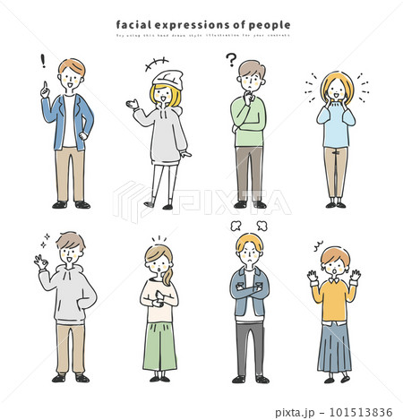 人々の表情差分 人々の表情差分 101513836