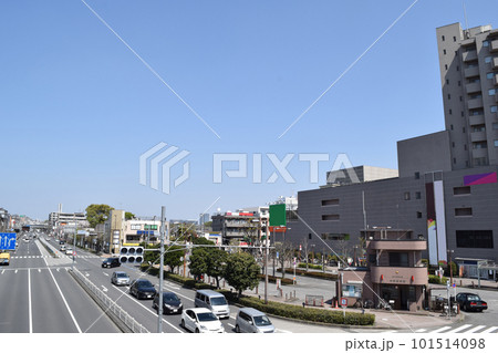 東京都府中市 中河原駅前の街並み 101514098