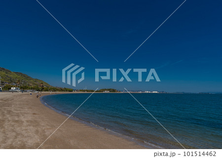 日本の渚100選　沙美海岸   101514462