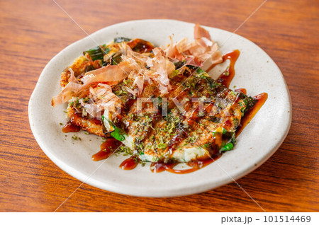 とうふミールと長いものお好み焼き風 101514469