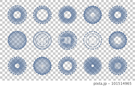 Set of Circular Rotation Design Elements. Abstract Circle Icons. Vector Art. Set of Circular Rotation Design Elements. Abstract Circle Icons. Vector Art. 101514965