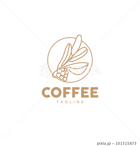 Coffee Logo, Coffee Tree Design, Cafe Drink Vector, Icon Brand Illustration Symbol Coffee Logo, Coffee Tree Design, Cafe Drink Vector, Icon Brand Illustration Symbol 101515873