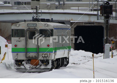 北見トンネルへ向かう石北本線キハ40(遠軽⇔網走) 北見トンネルへ向かう石北本線キハ40(遠軽⇔網走) 101516136