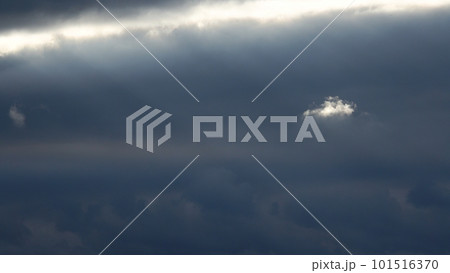 風が強かった夕方に雲間から射した光芒と陽光に照らされた雲・春・望遠・空のみ・230318pm 風が強かった夕方に雲間から射した光芒と陽光に照らされた雲・春・望遠・空のみ・230318pm 101516370