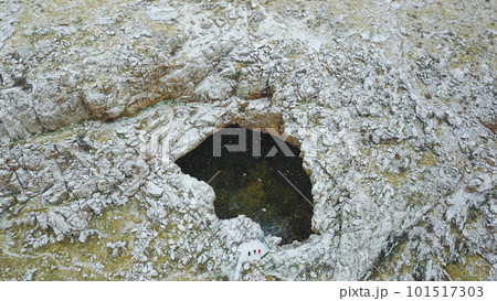 The sacred cave of the white mosque. 101517303