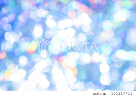 ブルー系キラキラミックスカラー　(背景素材) 101517415