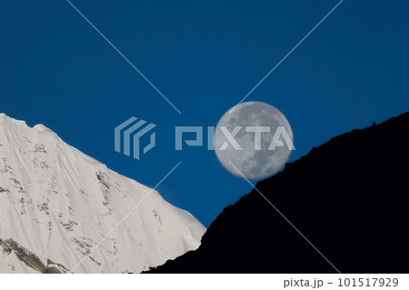 full moon in the dark night 101517929