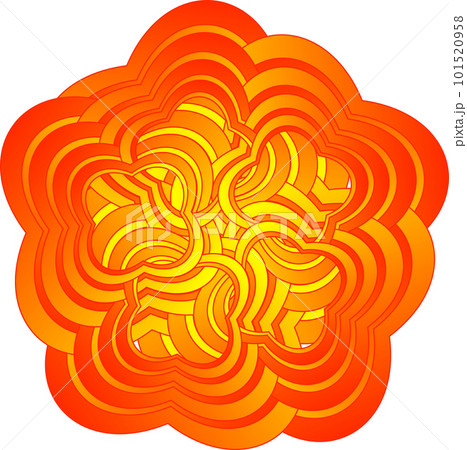 Colorful abstract mandala 101520958