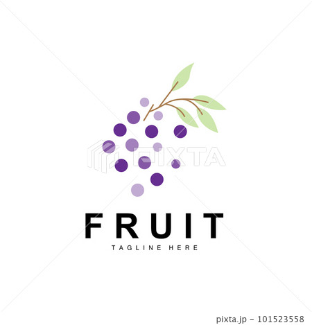 Grape Logo, Farm Fruit Vector, Fresh Purple Fruit Design, Grape Product Icon, Fruit Shop 101523558