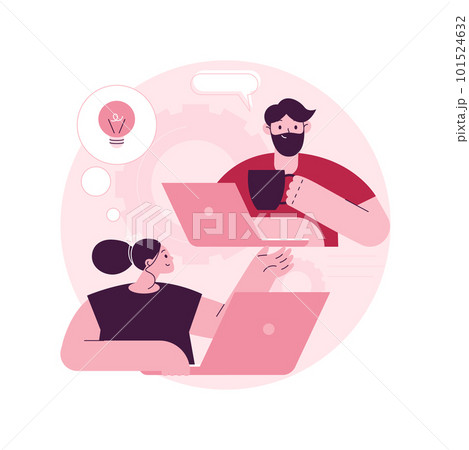 Useful tips abstract concept vector illustration. Useful professional advice, coach tips, expert guide, information support, video tutorial, website menu element, navigation abstract metaphor. 101524632