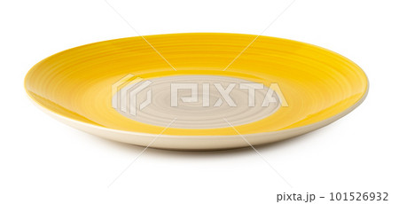 New ceramic plate isolated on white background New ceramic plate isolated on white background 101526932