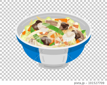Illustration of a Chinese bowl in a bowl Illustration of a Chinese bowl in a bowl 101527709