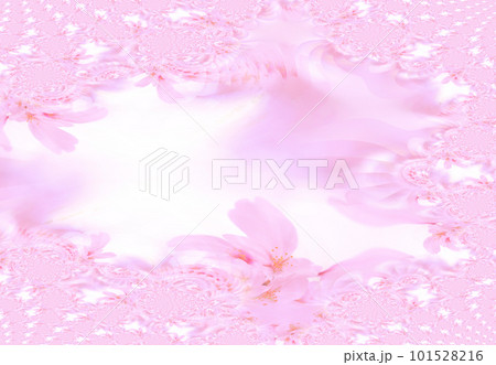 桜のデザインのフラクタル画像 101528216