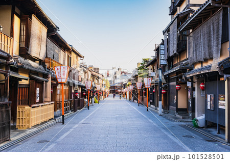 京都祇園 朝の花見小路 京都祇園 朝の花見小路 101528501