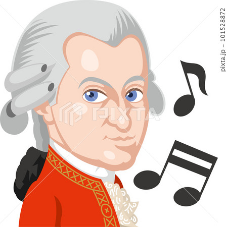 モーツァルト　世界の偉人キャラクター 101528872