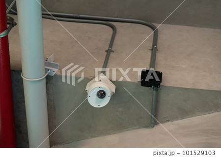 CCTV cameras are installed along street in Bangkok CCTV cameras are installed along street in Bangkok 101529103