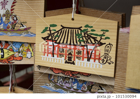 六波羅蜜寺 弁財天堂 絵馬 六波羅蜜寺 弁財天堂 絵馬 101530094